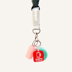 Medical tags for allergy and emergency information.
