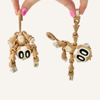 Flexible monkey sensory fidget with moving limbs, tail and 360 head movement for busy hands and stimming.