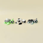 Small handheld sensory turtle with flexible movement and detailed finish
