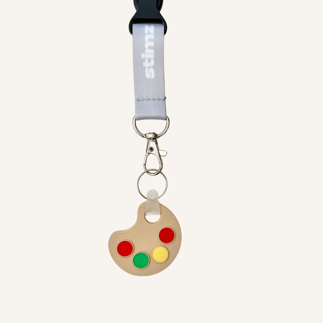 Tap enabled keyring ideal for artists and creatives to share portfolios, social media, contact details, commissions or websites.