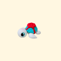 Cute articulated turtle fidget with moving head and flippers, small sensory toy for gifts, birthdays, and calming play
