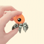Compact pumpkin octopus that makes a great Halloween gift for teens and adults.
