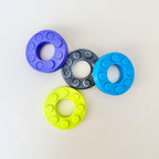 Tactile popping fidget inspired by bubble wrap with firmer button resistance
