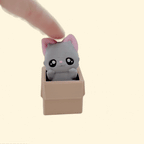 Portable cat clicker fidget toy