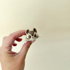 soft-feel animal fidget designed for discrete, repeatable sensory input