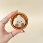 Large handheld clicker fidget with firm press feedback for ADHD focus, anxiety relief and busy hands.
