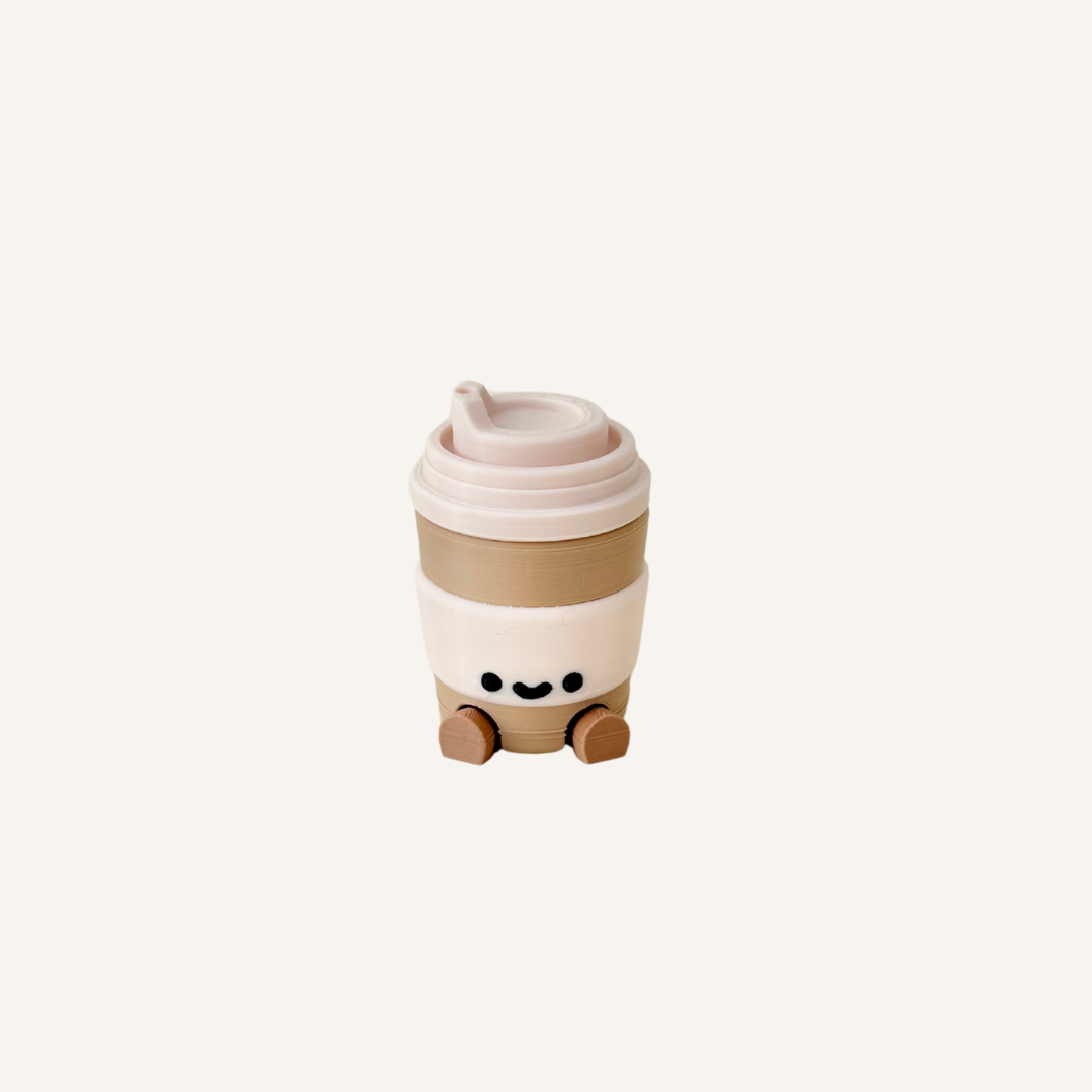 Little character decor with smooth finish and dangling legs for dashboards, shelves and bedside tables
