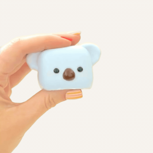 TABASQUISHY® cube-shaped animal squishy with soft squeeze feel and fun desk-friendly collectible style
