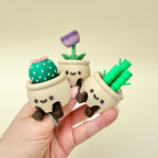 Small desk-friendly clicker fidget disguised as a plant pot, great for focus breaks and sensory regulation.
