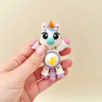 Lightweight fidget clicker designed for tactile stimming, with optional quiet click and multiple colour/icon combinations.
