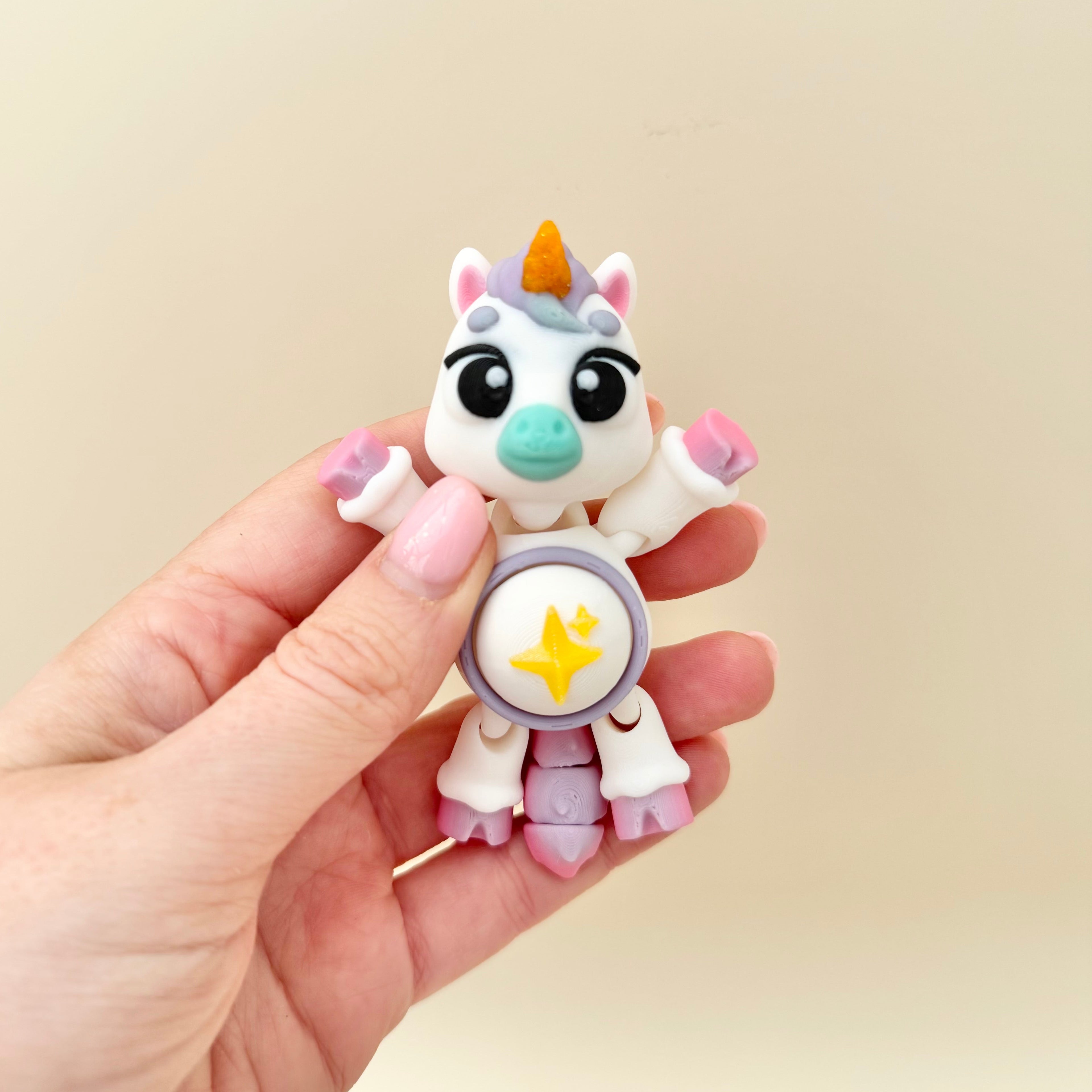 Lightweight fidget clicker designed for tactile stimming, with optional quiet click and multiple colour/icon combinations.
