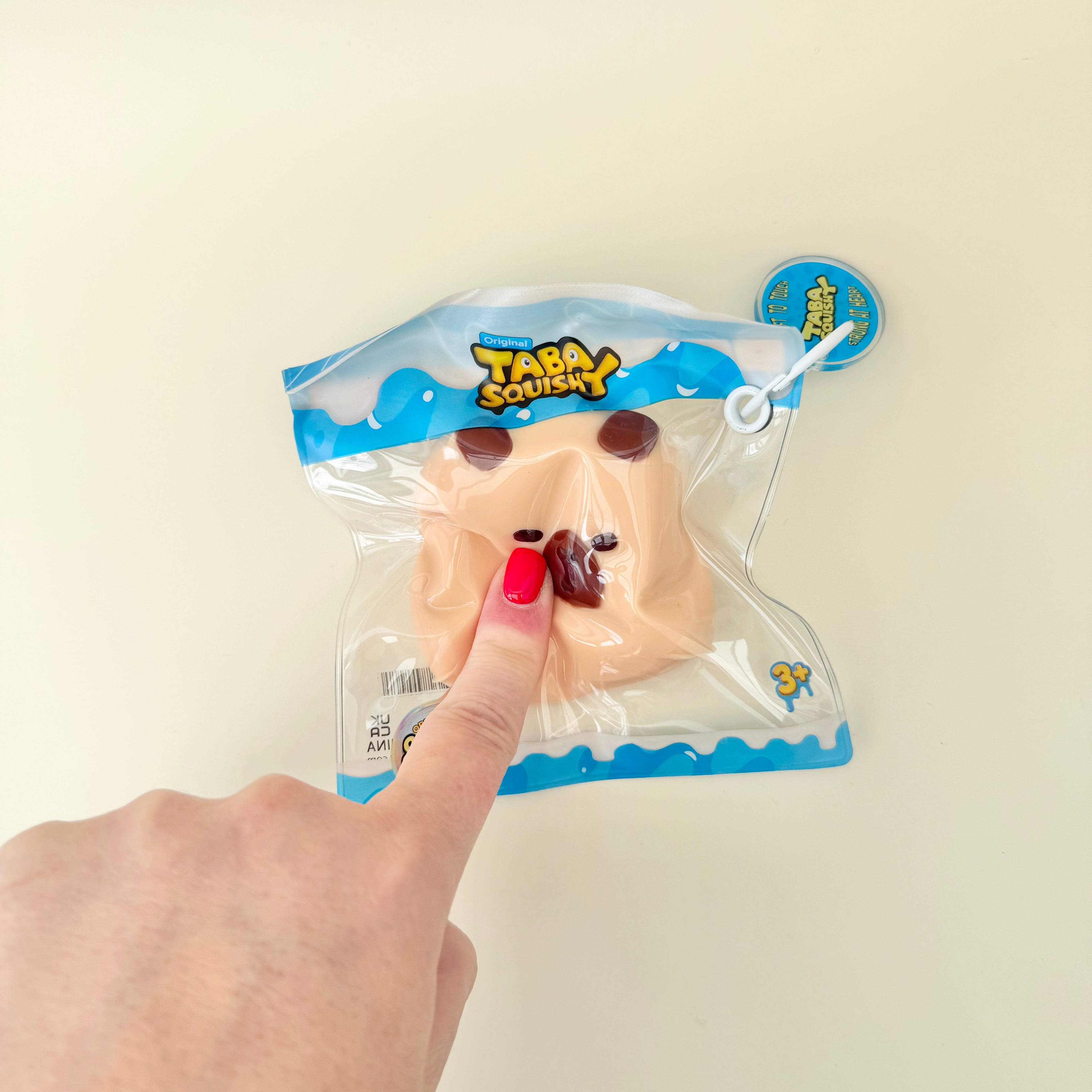 Official TABASQUISHY® sensory squishy with soft texture and collectible novelty toy style
