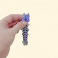 Compact desk fidget with flexible movement and gentle resistance; great for grounding breaks and on-the-go use.
