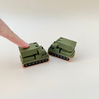 Compact tactile clicker fidget designed for repetitive pressing, grounding and busy hands on the go.
