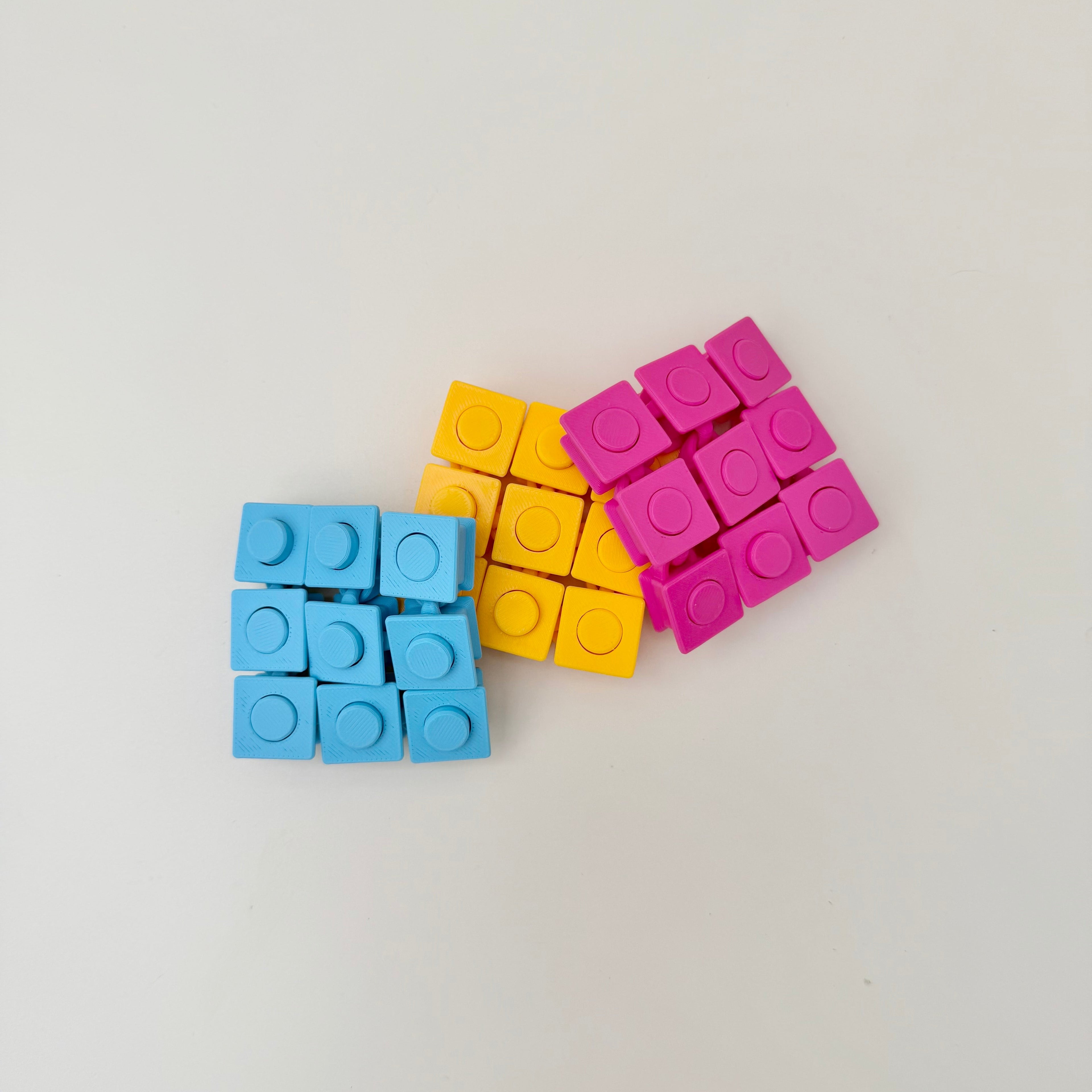 Compact pop and press fidget ideal for desk use, ADHD and autism support.
