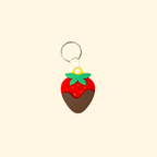 Cute NFC tag add-on for bags and coats, designed for quick access to contact details or maps when needed.

