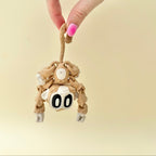 Cute articulated monkey sensory toy with smooth movement, tactile details and fidget-friendly design.