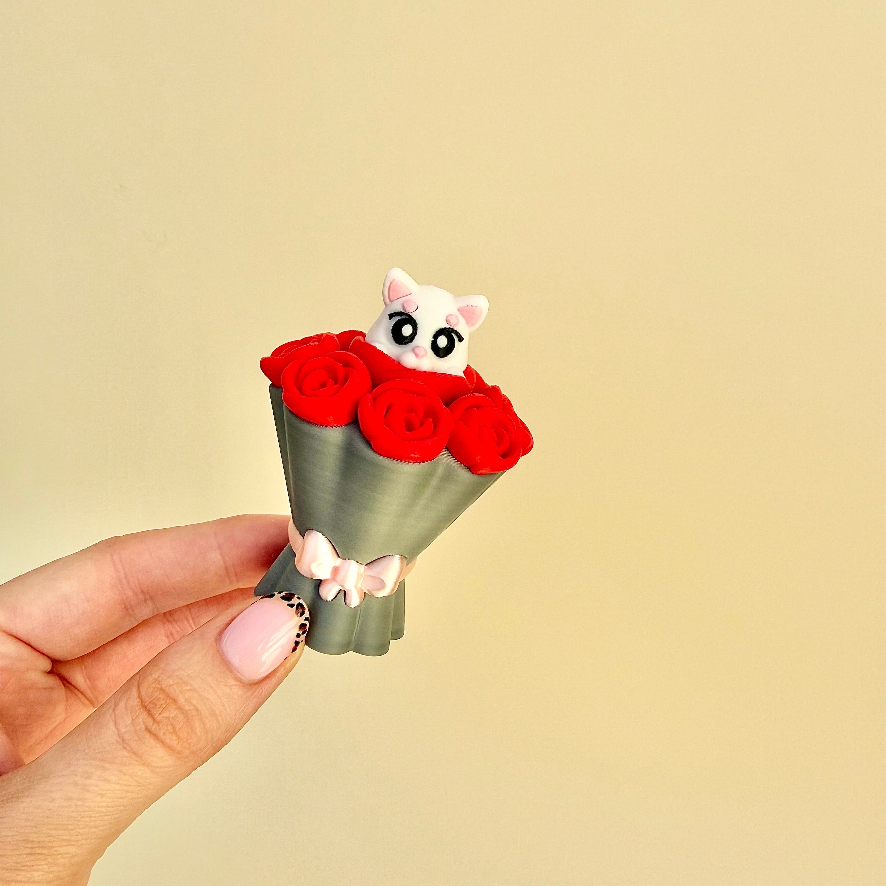 Statement sized clicker combining tactile feedback with a decorative design.
