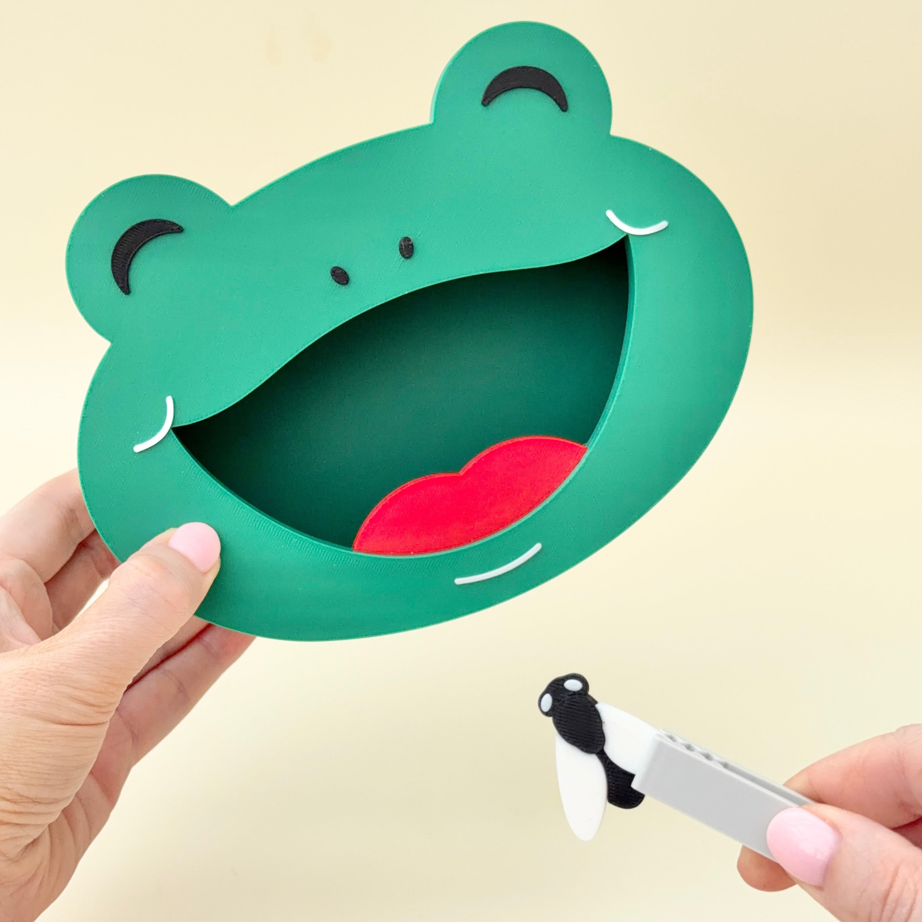 Reusable frog-themed sensory play set for fine motor practice, counting, sorting and tactile play.
