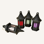Detailed lantern style sensory keychain with textured surface and gothic aesthetic for tactile play
