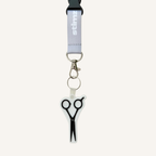 Tap enabled keyring ideal for hairdressers, barbers and stylists linking customers to a digital business card, website or social media.