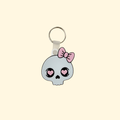 Tap-to-open phone charm for lanyards and keyrings that triggers a chosen call, link, directions or contact.
