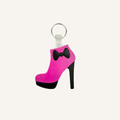 Fashion themed smart keyring by Stimz that can share a chosen website, contact details or digital information with a phone tap.