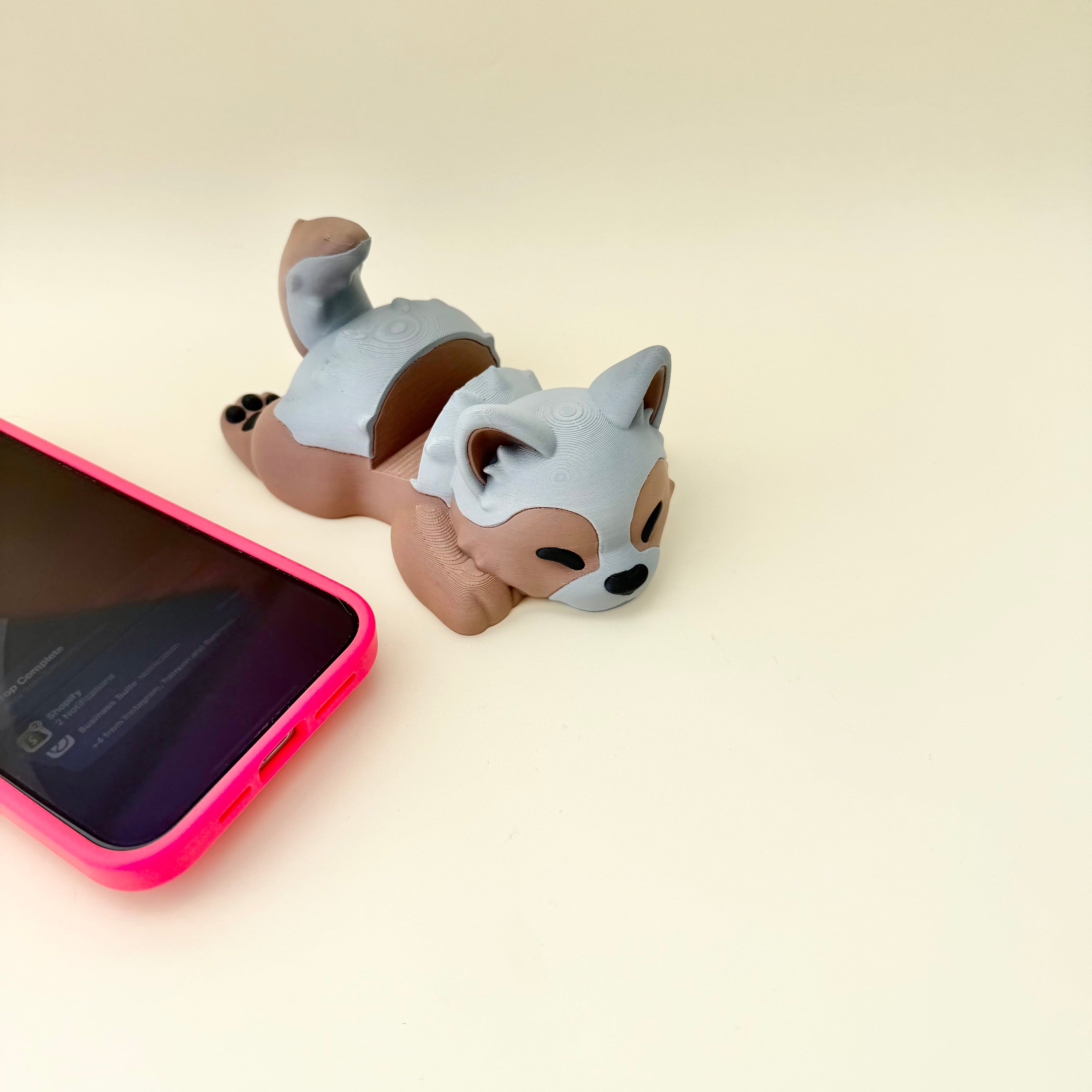 Sleeping Puppy Phone Stand
