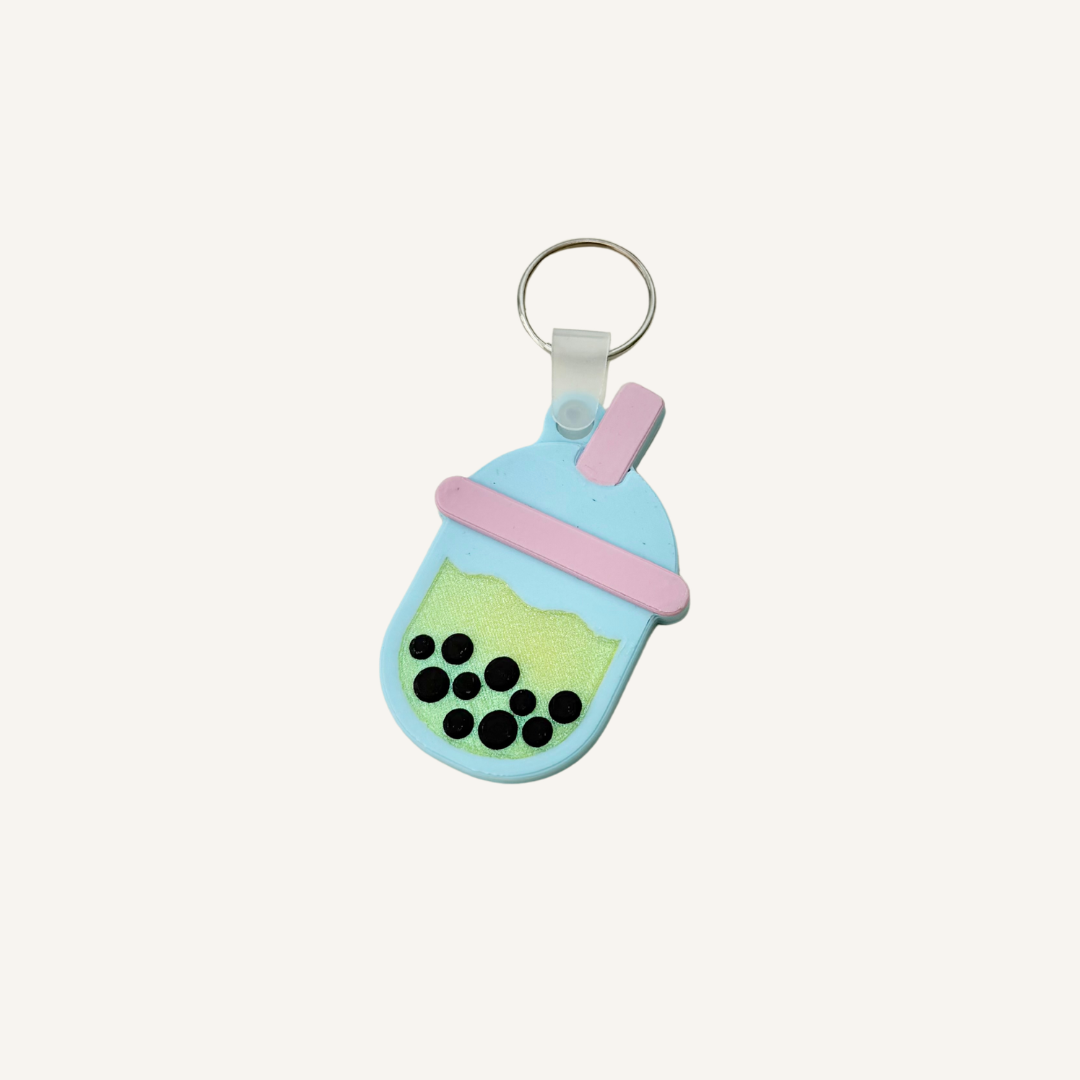 Smart Stimz Connect keyring that can be reconfigured through the free app whenever the linked information needs changing.