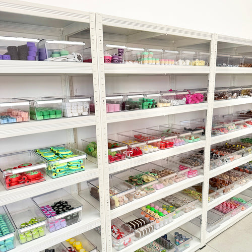 Preview of the rotating Stimz sensory collection shelves used during Build Your Sensory Box LIVE
