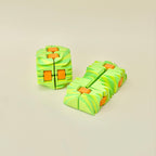 8cm sensory fidget with textured surfaces for desk use, visual interest and busy hands.
