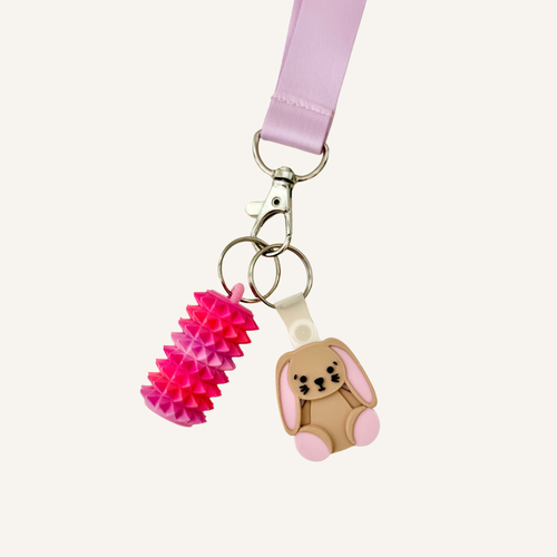 Phone-tap keyring tag for quick access to contact details or maps when you need help without faffing.
