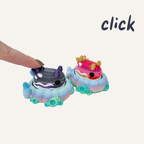Colourful sea-themed fidget with smooth textures and tiny details for sensory use and collecting.
