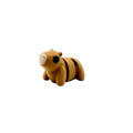Tiny sensory tool with articulated movement for quiet fidgeting
