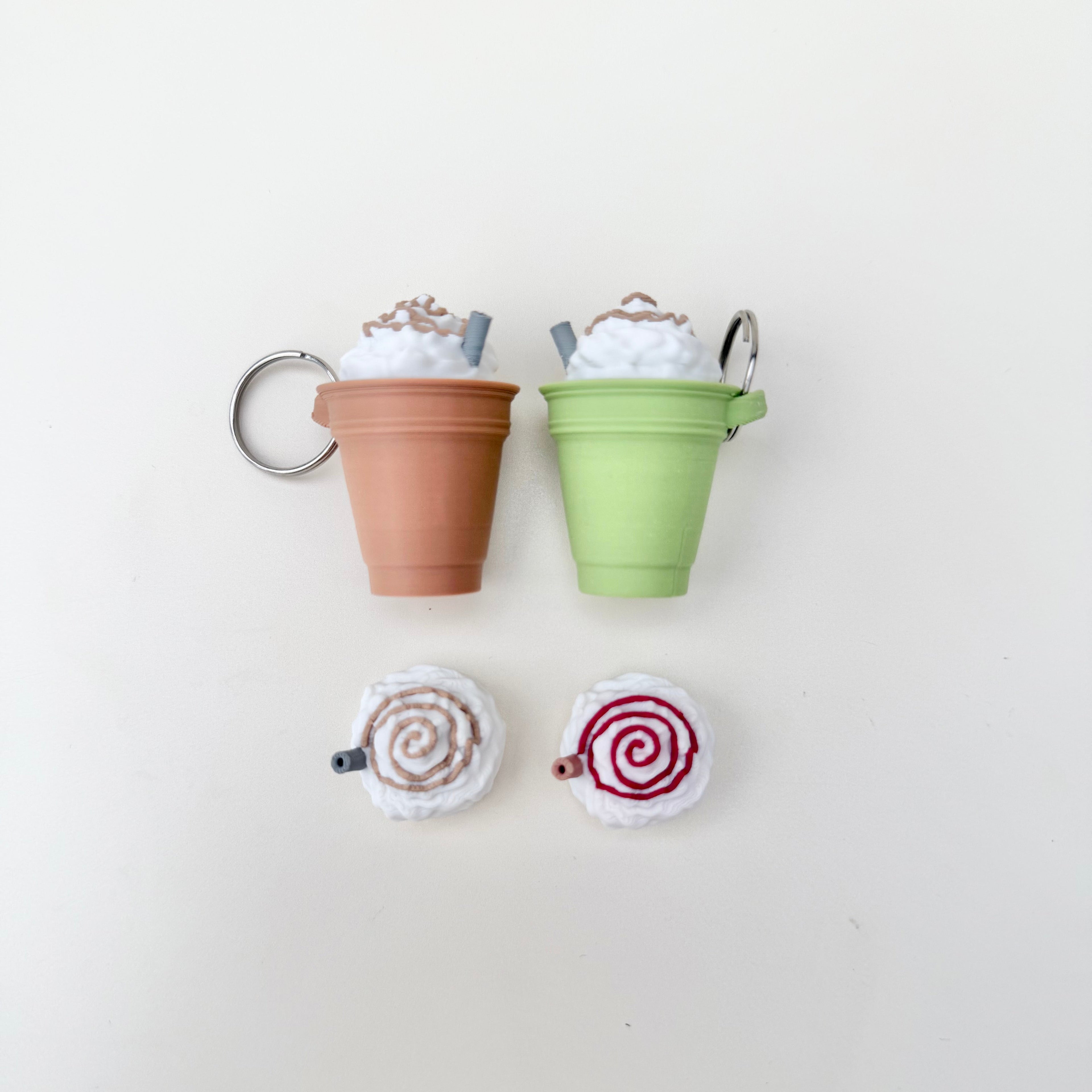Custom colour lanyard clicker attachment designed for discreet fidgeting on the go.
