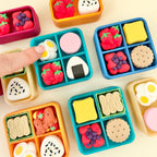 Varied tactile surfaces designed to provide different sensory feedback in one set