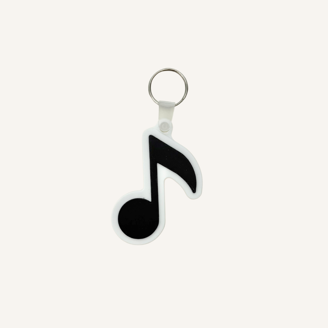 Music themed NFC accessory from Stimz for opening a chosen digital profile, link or contact information with a smartphone tap.