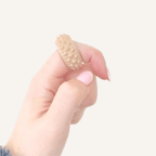 High input textured ring designed for controlled pressure and nail bed sensory stimming.