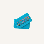 Blue adult sensory magnets with colourful raised Not Everyone Will Like You artwork