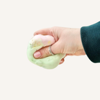 Soft wax-filled sensory squish that cracks once then becomes a mouldable, pressable fidget texture.