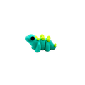 Compact 3D-printed fidget with ridges and bumps for focused touch input
