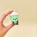 Small cute drink-themed sensory fidget designed for calming clicks, focus breaks, and neurodivergent stimming.
