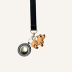 Small articulated capybara with realistic texture and a fully rotating ball-jointed head.