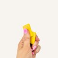Set of two small cheese magnets with smooth sliding movement for pocket-friendly sensory fidgeting.