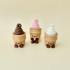 Small portable clicker fidget with cute food design, smooth texture and repetitive press feedback.