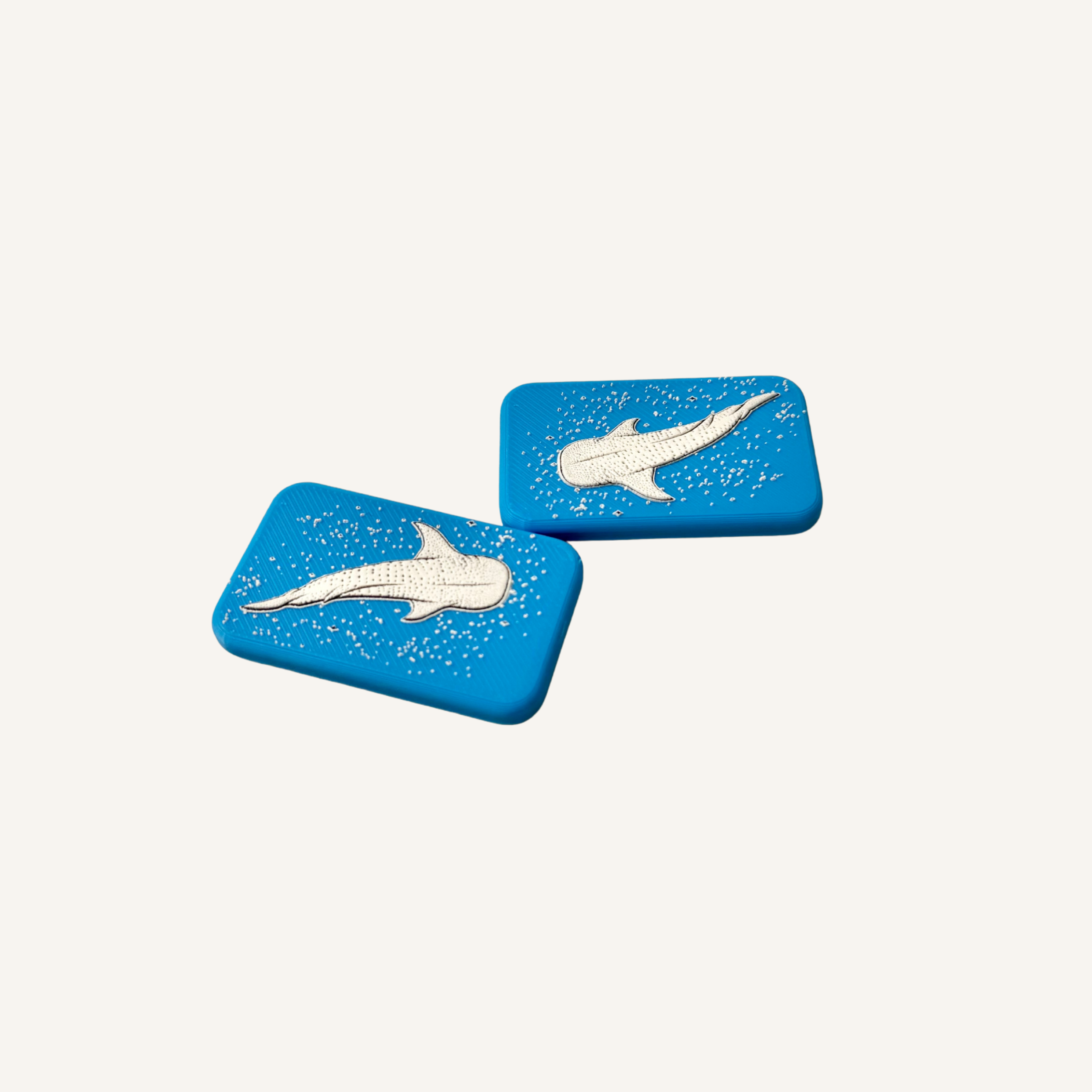 Two matching pocket magnets designed for smooth one-handed magnetic fidgeting.