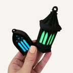 Keychain clicker charm designed for everyday carry, tactile handling and moody little desk or bag details.
