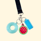 Discreet NFC tag add-on for bags and coats, designed for fast contact or maps access when you need it.

