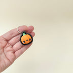 pumpkin-themed clicker fidget available with a quiet click option
