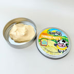 Creamy thinking putty for busy hands, gentle squeezing and calm desk fidgeting with a soft resistance feel.
